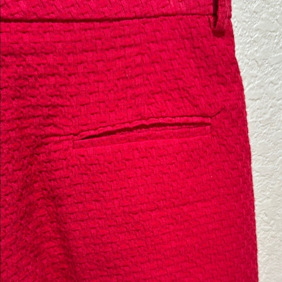 Draper James Women's‎ Size 6 Textured Red Shorts - Picture 5 of 9